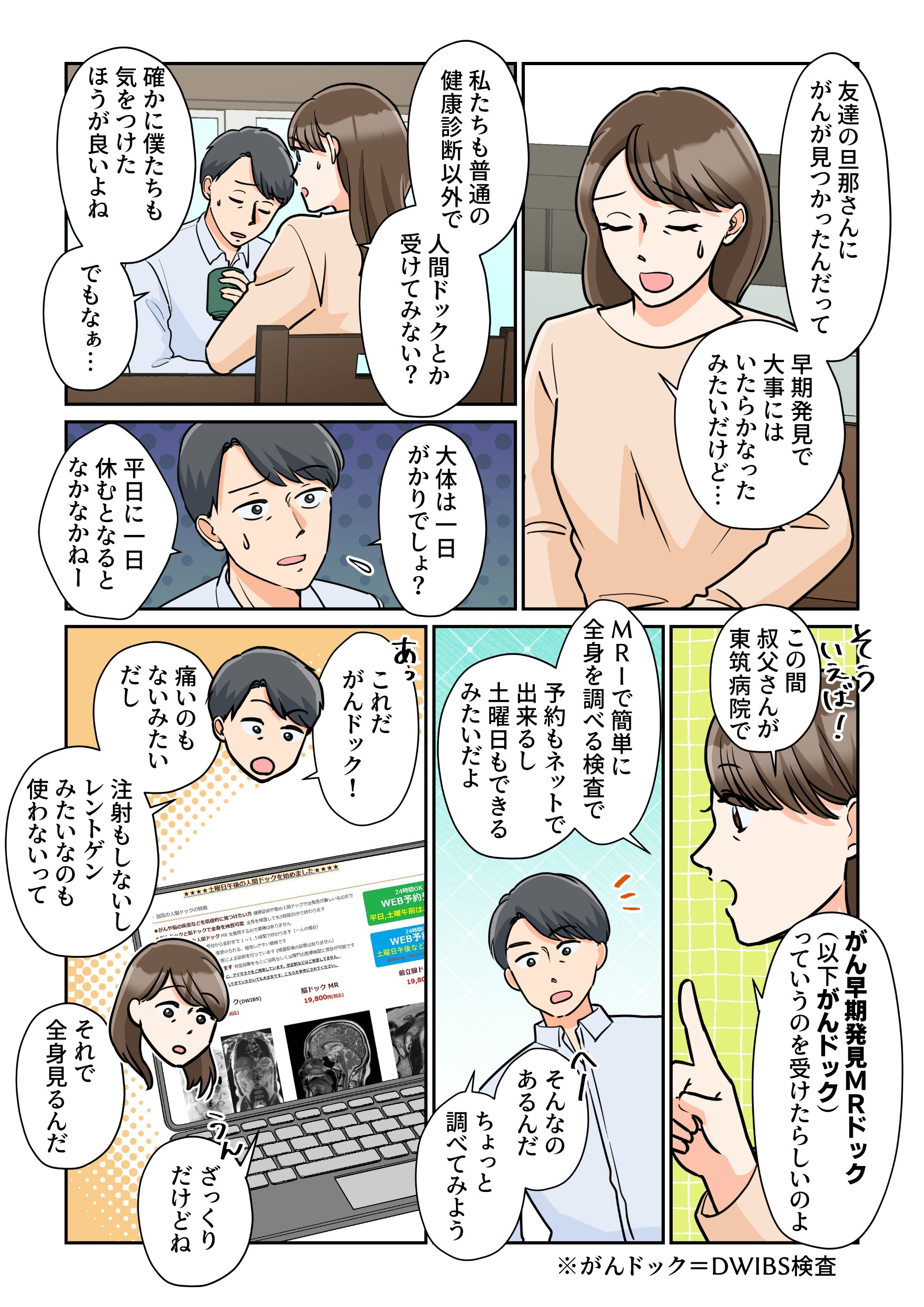 マンガでわかるがんドック
